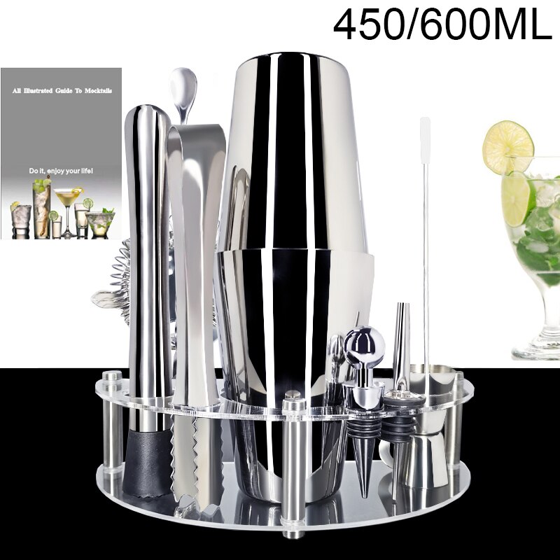 450/600/750ml boston cocktail shaker sett 112 del... Grandado