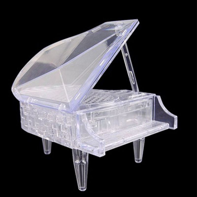 3d krystal klaver puslespil hjem dekoration voksne børn intellektiv læring legetøj  g99c