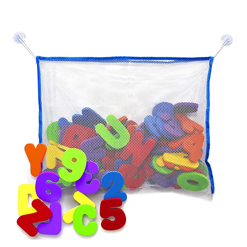 36 stks/set Alfanumerieke Brief Puzzel Babybadje Speelgoed Zachte EVA Kids Baby Water Speelgoed Voor Badkamer Vroege Educatief Zuig Up speelgoed