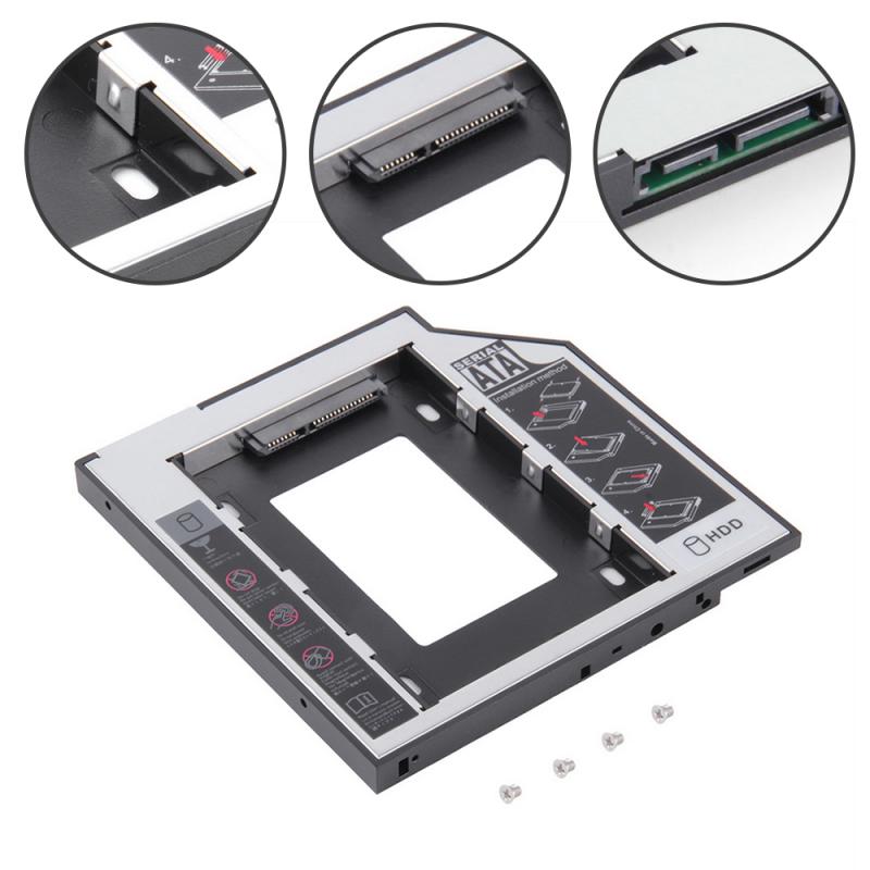12.7mm SATA 2nd disque dur SSD Caddy lecteur de disque dur pour ThinkPad E420 E425 E430 L410 TXTB1