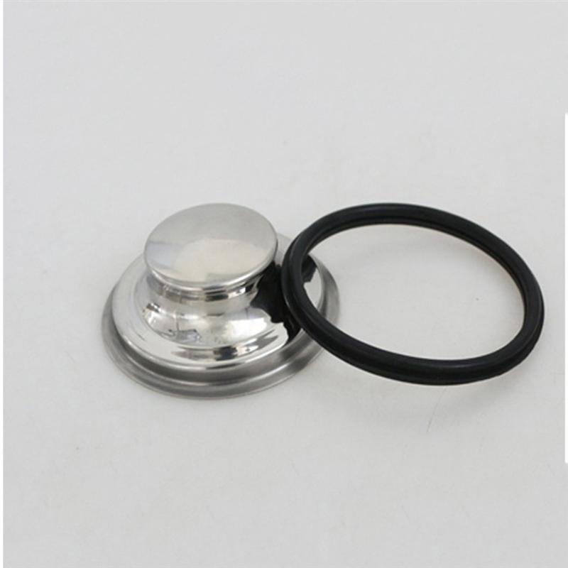 Badkamer Afval Ontdoener Rvs Cover Plug Water Afsluitdeksel Sink Plug Vervanging Afval Voedsel Ontdoener Accessoires