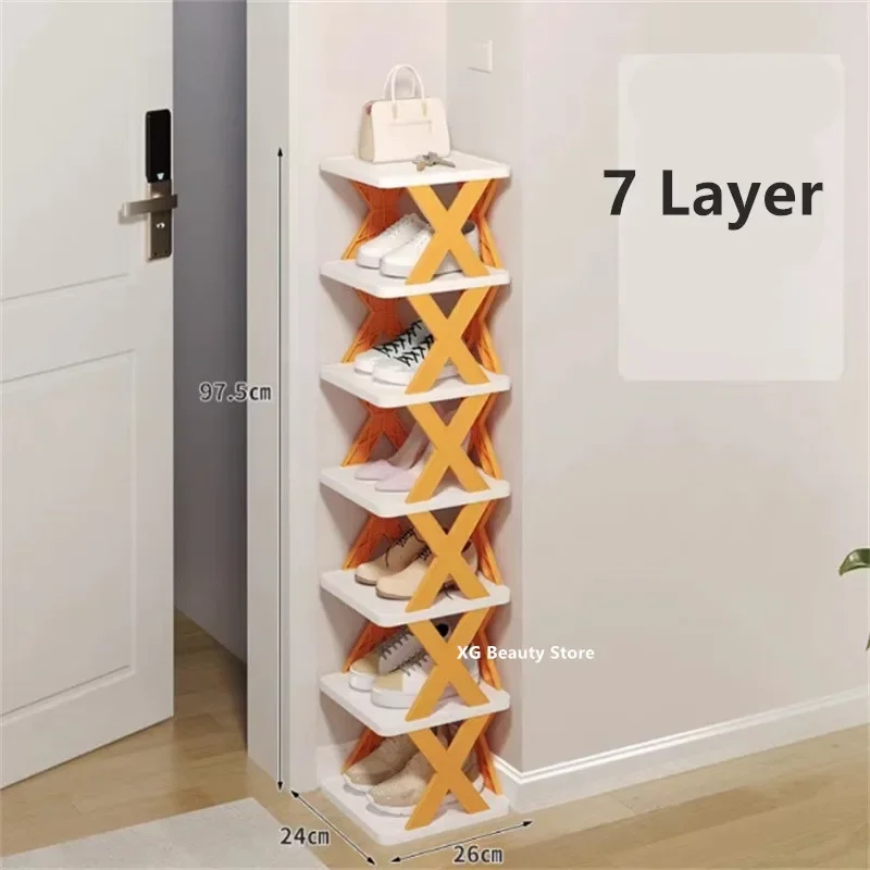 Shoes Racks Storage Organizer Detachable Shoe Racks Saves Family Household Rack Multi Layer Simple Shoes Shelf Color Cabinet
