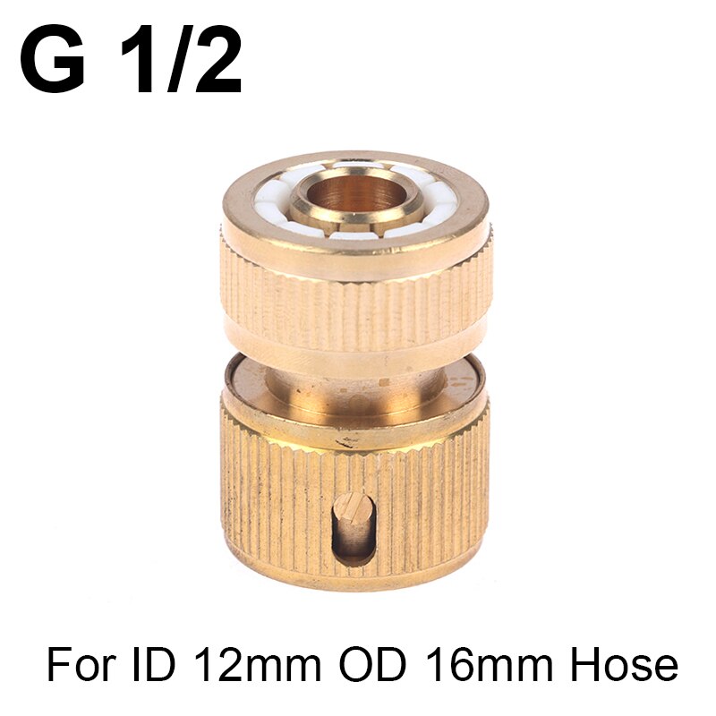 Adjustable High Pressure Hose Nozzle Brass Water Hose Nozzle For Garden Hoses Fits Standard Hoses Garden Sprayer Spray Nozzle: 1I2