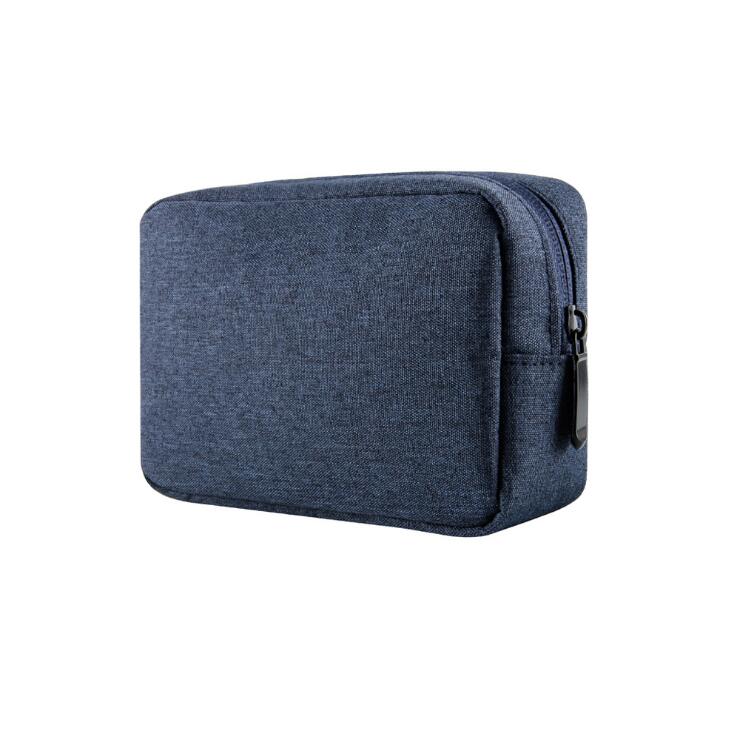 Power Bank Protect Case Box Oxford Cloth Bag External Hard Drive Disk PowerBank Cover HDD Case Cover for iPhone xiaomi Powerbank: Deep Blue