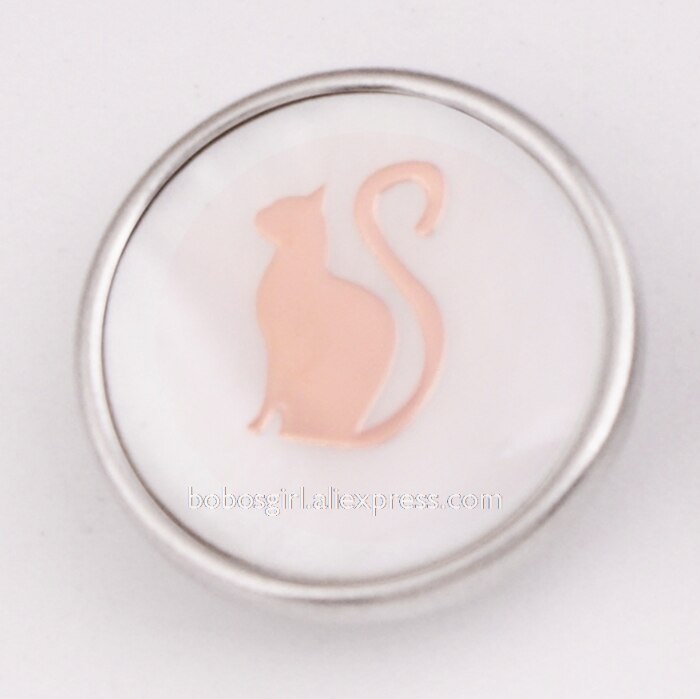 MD706 Hülse Goldenen baum des lebens Elefanten Schildkröte einhorn katze hund kreuz liebe 18mm druckknopf Sehr gute