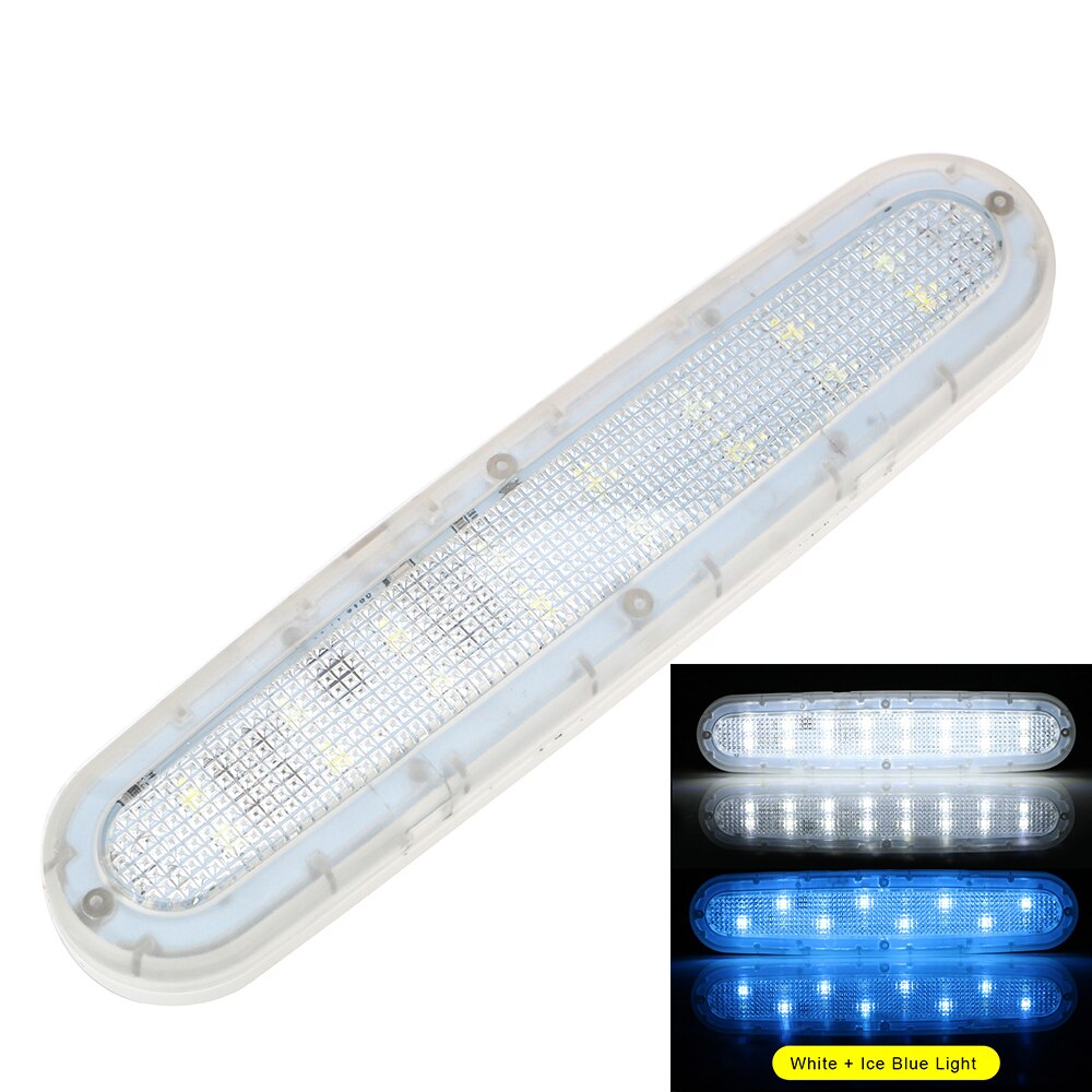 Forauto led bil interiör läslampa usb-laddning kupol fordon inomhus taklampa auto takmagnet lampa bil-styling: Blå vit
