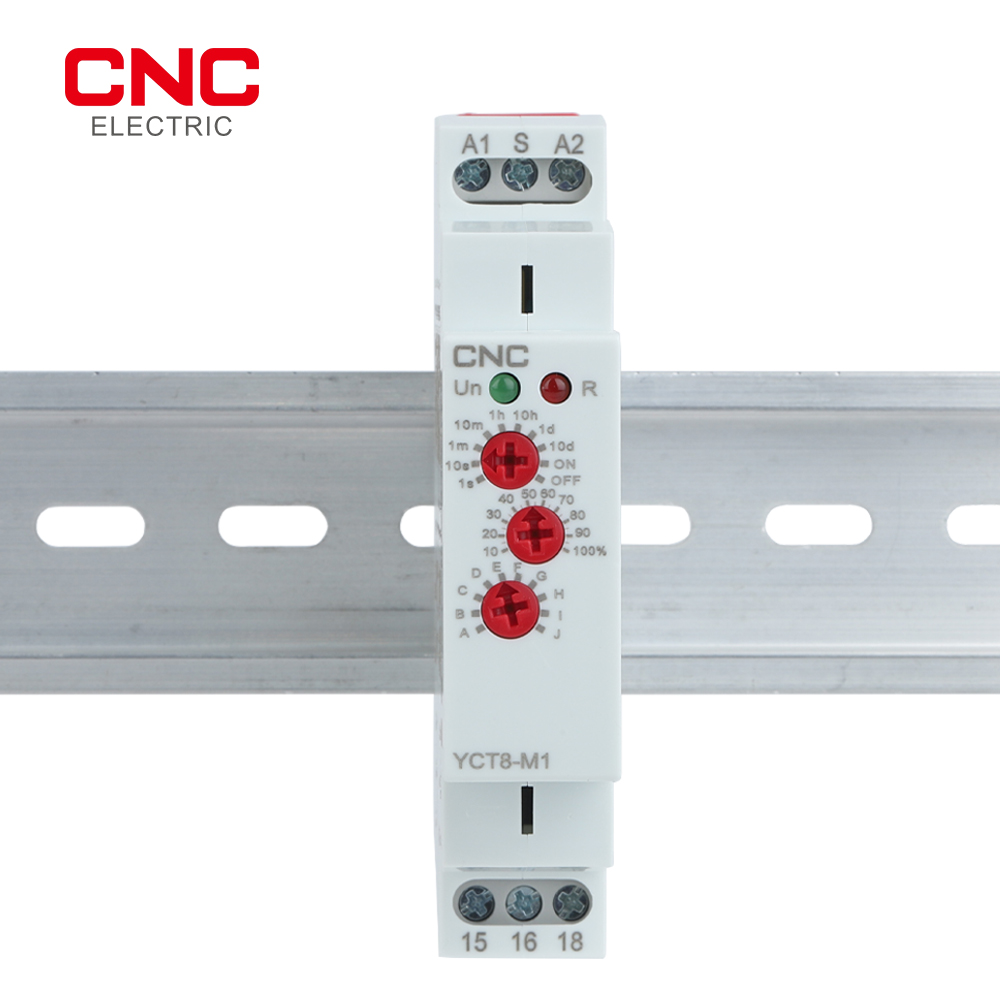 CNC Din Rail Type Time Delay Relay AC 230V 16A Multifunction Timer Relay with 10 Function Choices