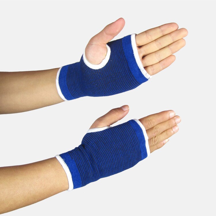 1 par håndled håndstøtte handske vægtløftning beskytte håndflade elastisk bøjle ærme sportsbandage gym wrap