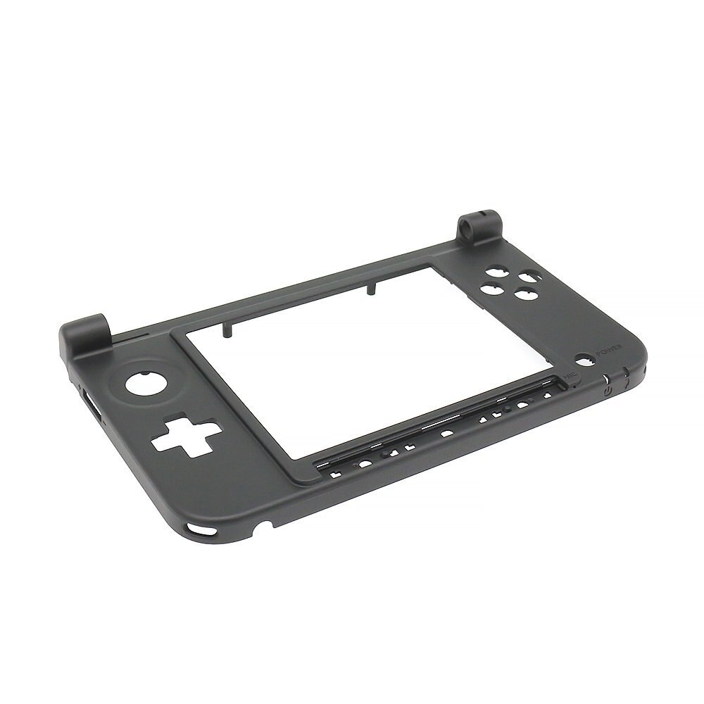 Bisagra de repuesto para Nintendo 3DS XL, carcasa media con tapa de joystick, color negro, nueva versión de