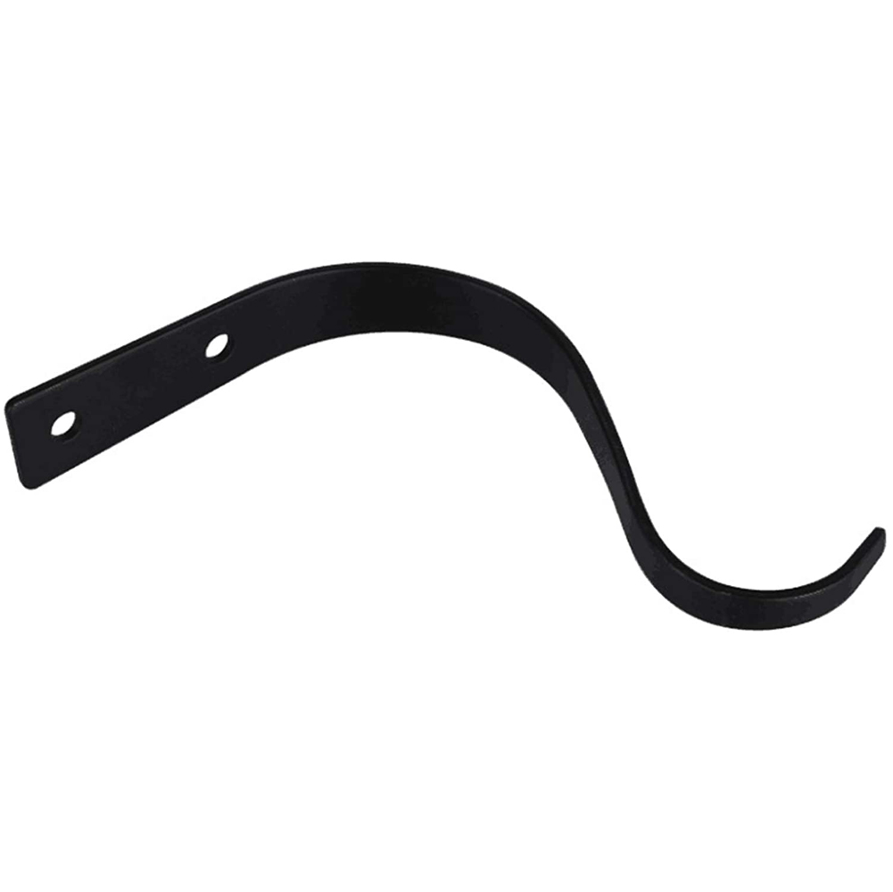 2pcs/set 4.5Inch Bending S Shape Wall Hanging Flower Pot Support Bracket Hook Iron Hanger Hooks for Home Wall Door