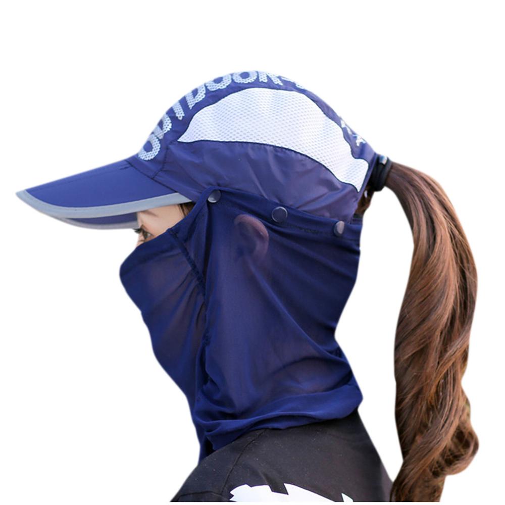 Unisex Sun Protection Hat UV Protection Face Neck Flap Sun Cap Face Man Sun Cap Summer Hat Work Casual Hat Summer @CE: 4