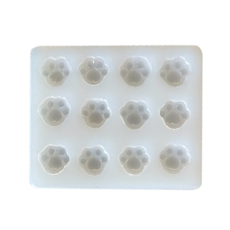 1pc/3 stück glänzende silikonformen, kleine bären-haarnadelform, diy-schlüsselanhänger-anhänger-schmuckformen aus epoxidharz: 2