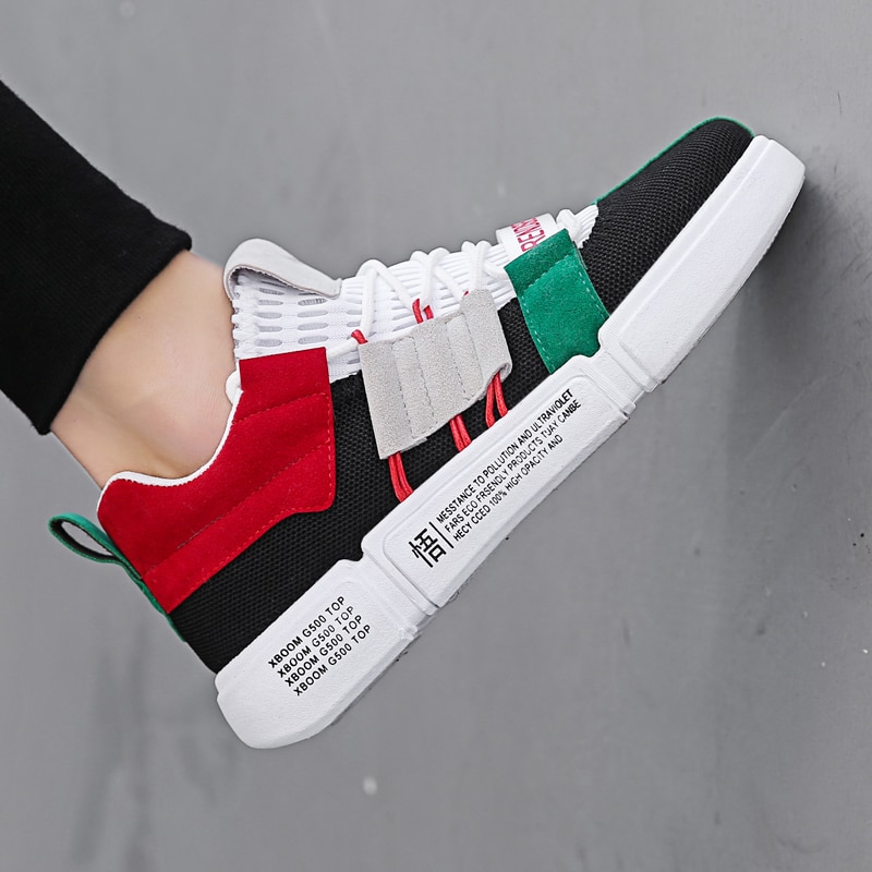 7 farver løbesko mænd blandede farver sneakers mand patchwork sportssko ungdom klassisk trend jogging fodtøj zapatillas