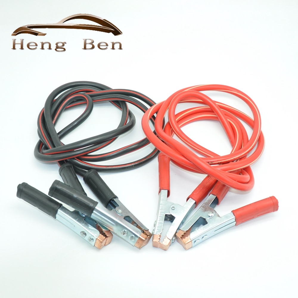 HB Black Red 3M 1000AMP Copper Wire Auto Battery Line Emergency Cable Line Cable Clip Power Charging Jump Start Leads