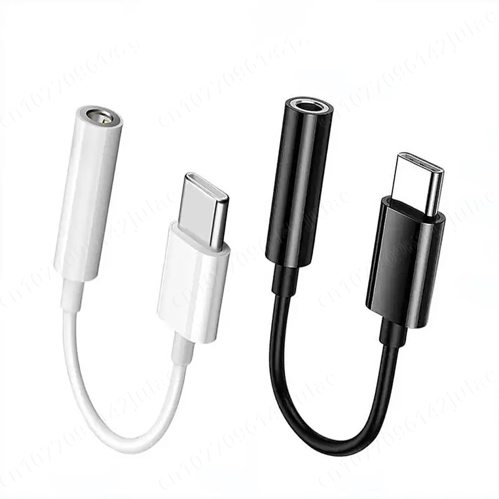 NNBILI USB typu C do gniazda słuchawkowego 3,5 mm Cyfrowy adapter audio do iPhone'a 15Pro Sumsang Xiaomi Poco LG Kabel audio Aux: orange