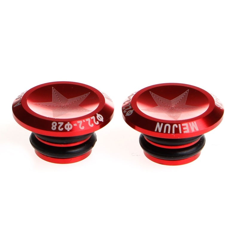 Bike MTB Mini Aluminum Alloy Grip Handlebar Bar End Plugs Stoppers Caps For most bike/ bicycle handlebars
