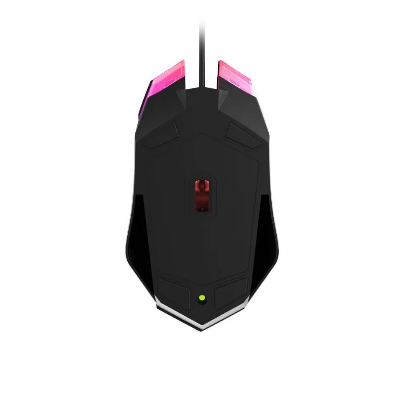 Kolorowa przewodowa mysz robić gier USB komputerowa mysz z oświetleniem DPI RGB robić komputera PC laptop artykuły biurowe w domu