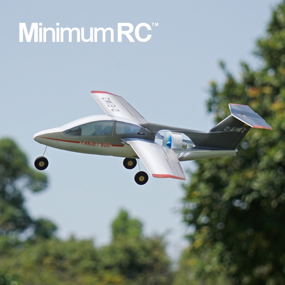 MinimumRC Fan-Jet 600 micro RC JET 35mm EDF 360mm Kit + EDF / Kit + EDF + servos