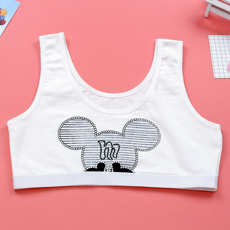 Tieners Tank Tops Voor Meisjes Zomer Hemd Kinderen Meisje Hemdje Katoen Tiener Meisjes Singlet Kinderen Tank Top Voor Meisje: White / 9