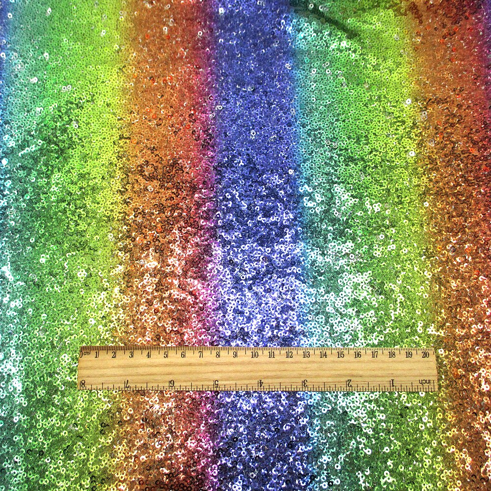 20*58 "50*130 cm Regenbogen Pailletten Stoff Für Gewebe freundlicher Heimat Textil- Für NäHenne Tilda Puppe tuch, 1Yc2158: 1055954001