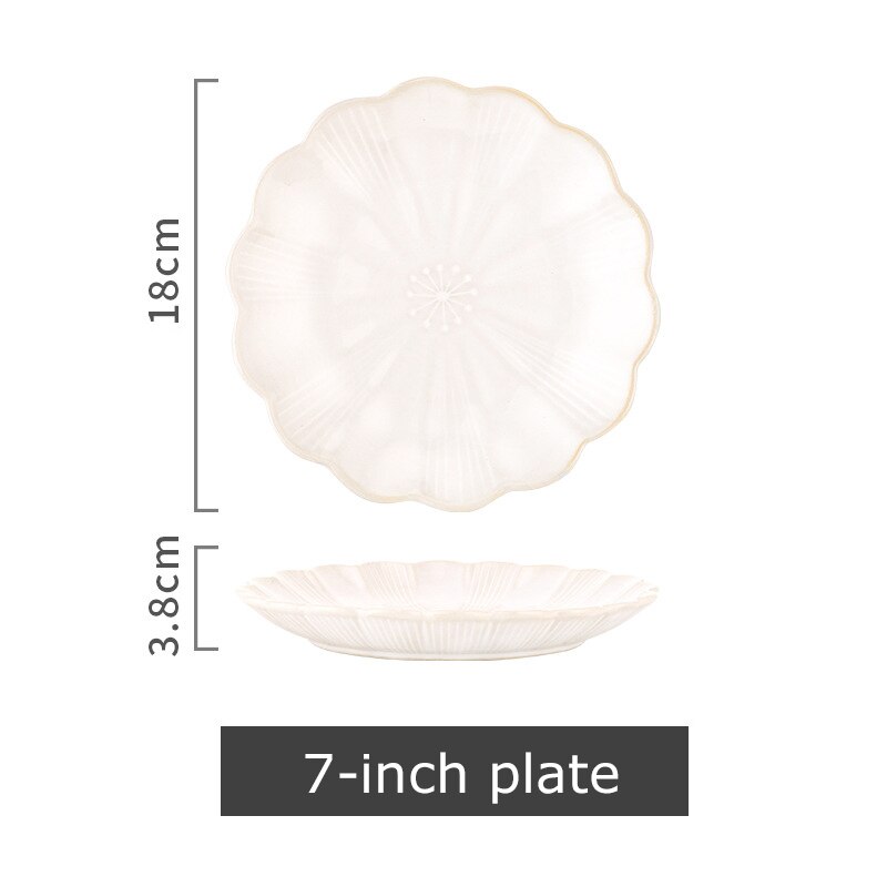 1 Pc Japanse Servies Keramische Wit Blauw Diner Plaat Serveren Gerechten Rijst Ramekin Saus Kom Magnetron Veilig: G
