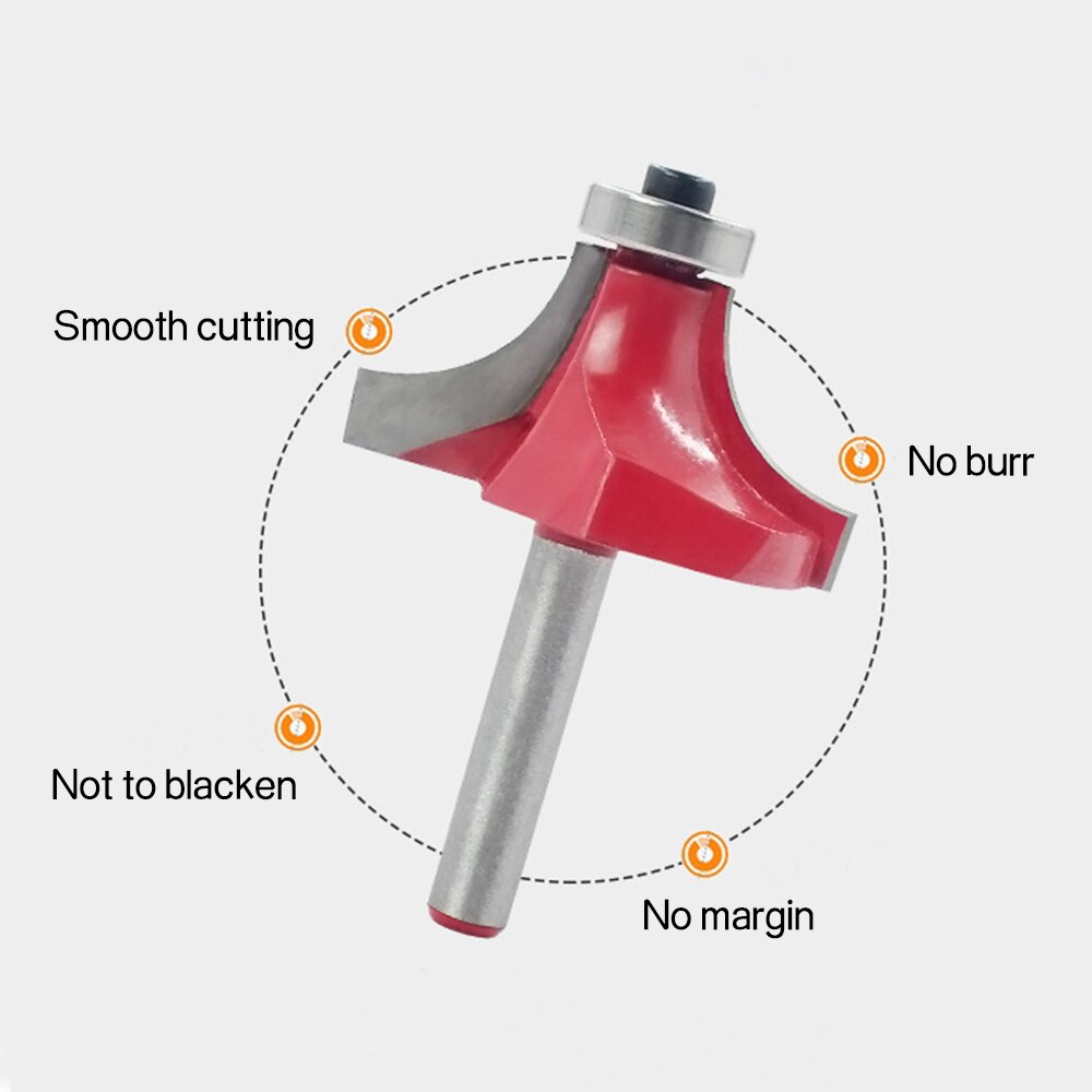 1/4inch Shank Wood Router Bit Straight End Trimmer Milling Cutter clean flush trim corner round cove box bits tools Mill Cutt