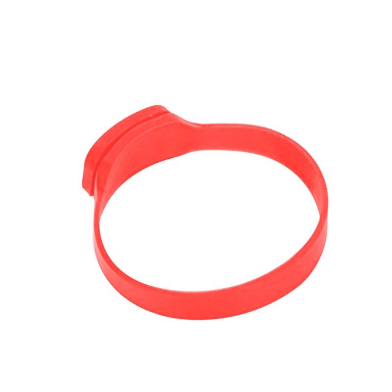 Hand Sanitizer Disinfectant Sub-packing Sanitizer Dispenser Pumps Silicone Bracelet Wristband Wearable Soap Dispenser: C red