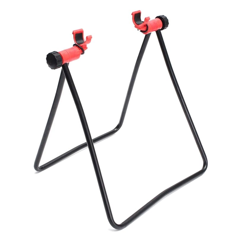 Mountain Bike Road Bike Triangle Vertical Stand Display Wheel Hub Bike Repair Stand Kickstand For Bicycle Repair Floor Stand: Default Title