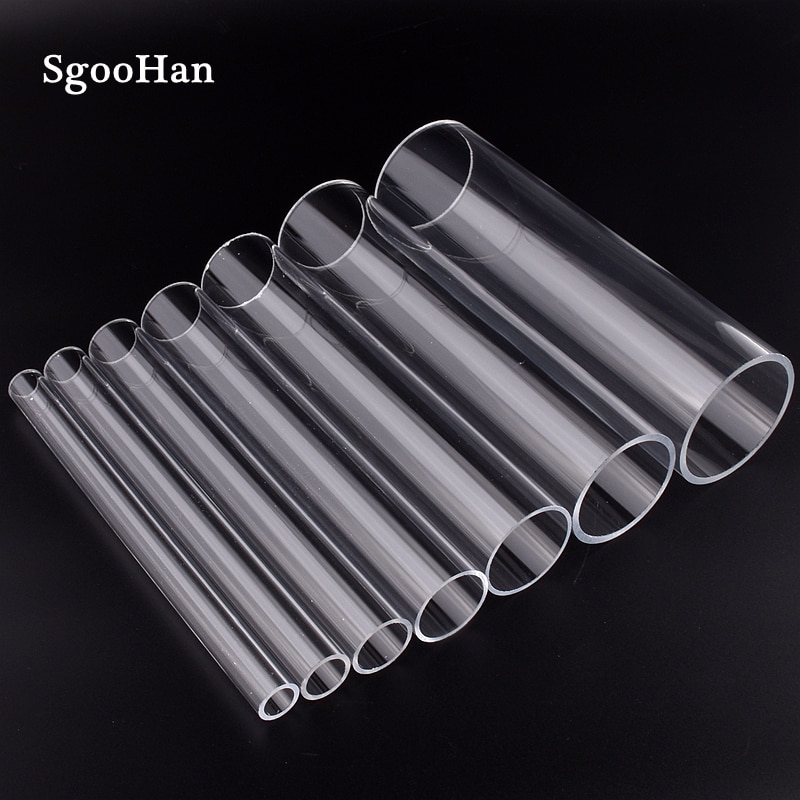 Länge 50cm OD 16 ~ 110mm Plexiglas Acryl Aquarium Aquarium Rohr Hause DIY Bewässerung System PMMA Rohr wasser Versorgung Rohr