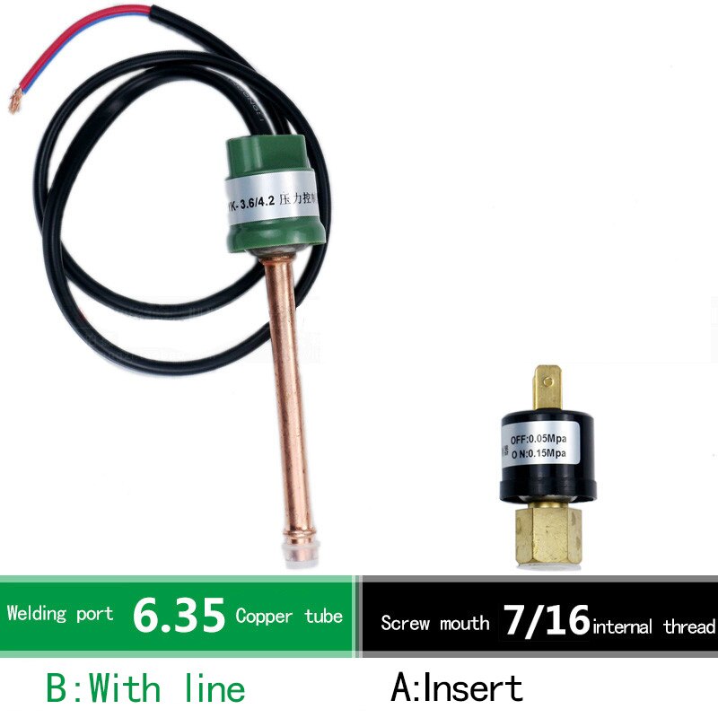1pc Pressure Switch for automotive air conditioning refrigerator air compressor tool water pump pressure control switch Valve