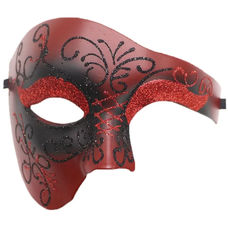 Steampunk Phantom Plastic Adult Half Face Mask Carnival Festival Bar Opera Stage Costume Prop Halloween Party Cosplay