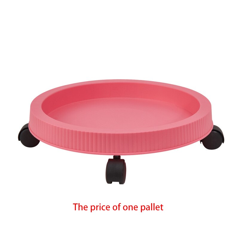 PP three-dimensional three-petal flower/strawberry pot multilayer stacking cultivation pot vegetable melon fruit planting pot: Pink Tray