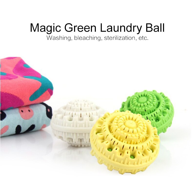 Bamboo Charcoal Antibacterial Laundry Ball Washing Machine Clean Household Products Random Color