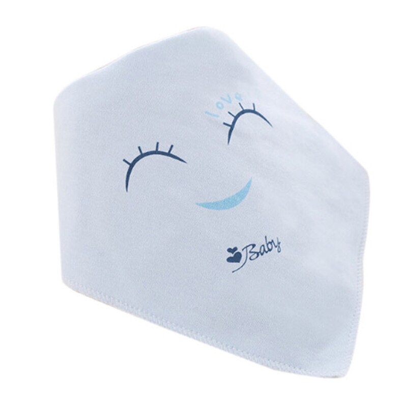 Baby lätzchen dreieck Baumwolle Karikatur Art Baberos Bandana lätzchen babador dribbeln lätzchen Neugeborenen slabber Saugfähigen tuch: Blau
