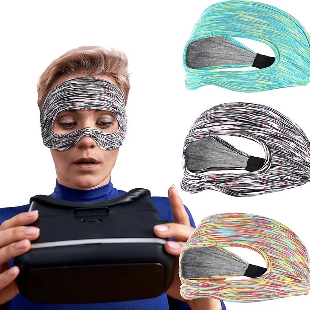 VR Accessories Eye Mask Cover Breathable Sweat Band Adjustable Sizes Padding with Virtual Reality Headsets For Oculus Quest 2