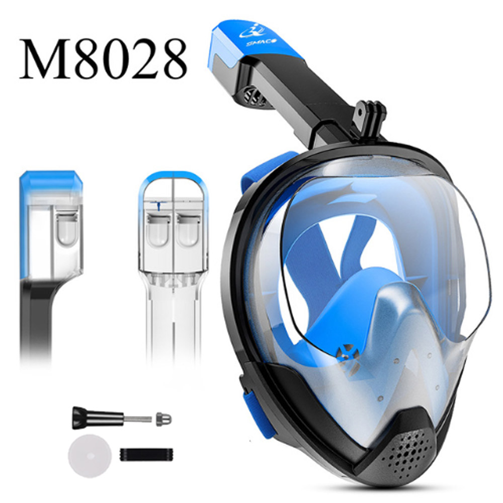 Full Face Snorkeling Mask Set Diving Underwater Swimming Mask Training Scuba Mergulho Diving Mask For Gopro Camera