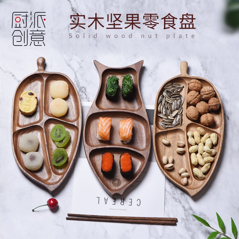 Nordic Stijl Creatieve Houten Board Thuis Snacks/Snoep/Dessert/Fruit Plaat Decoratieve Servies WF9211015