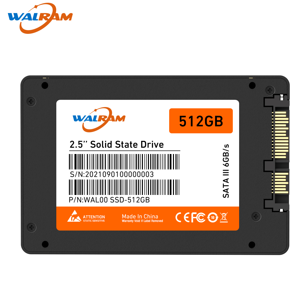 WALRAM SATA3 SSD 128 GB 256 GB 120 GB 480 GB 512 GB 1 TB Festplattenscheibe 2,5 Zoll internes fest-Zustand-Laufwerk 240 GB für Laptop