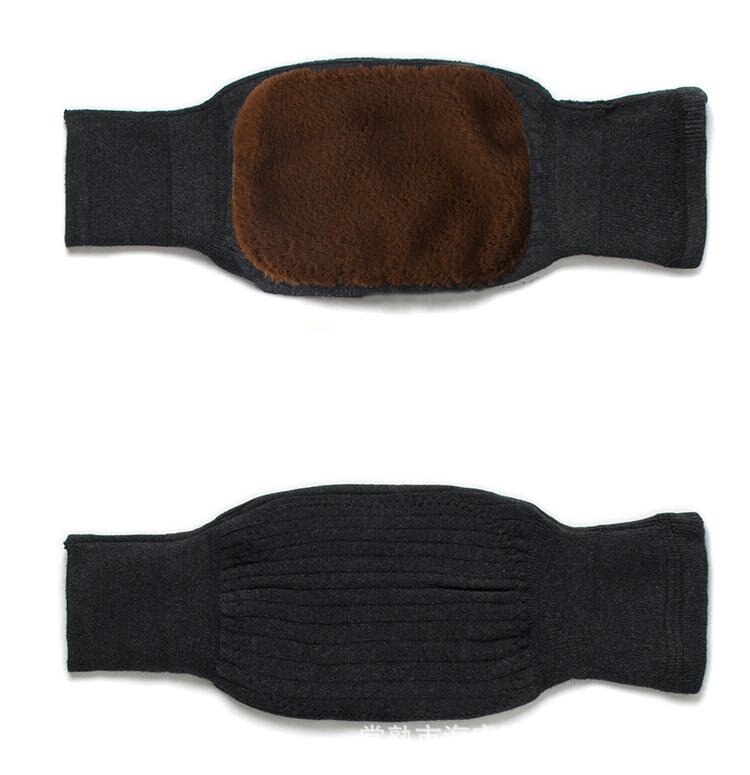 Ett par unisex vinter varmt kne dobbeltlags vindtett knebeskyttelse ull høst vinter lett pustende kneskål