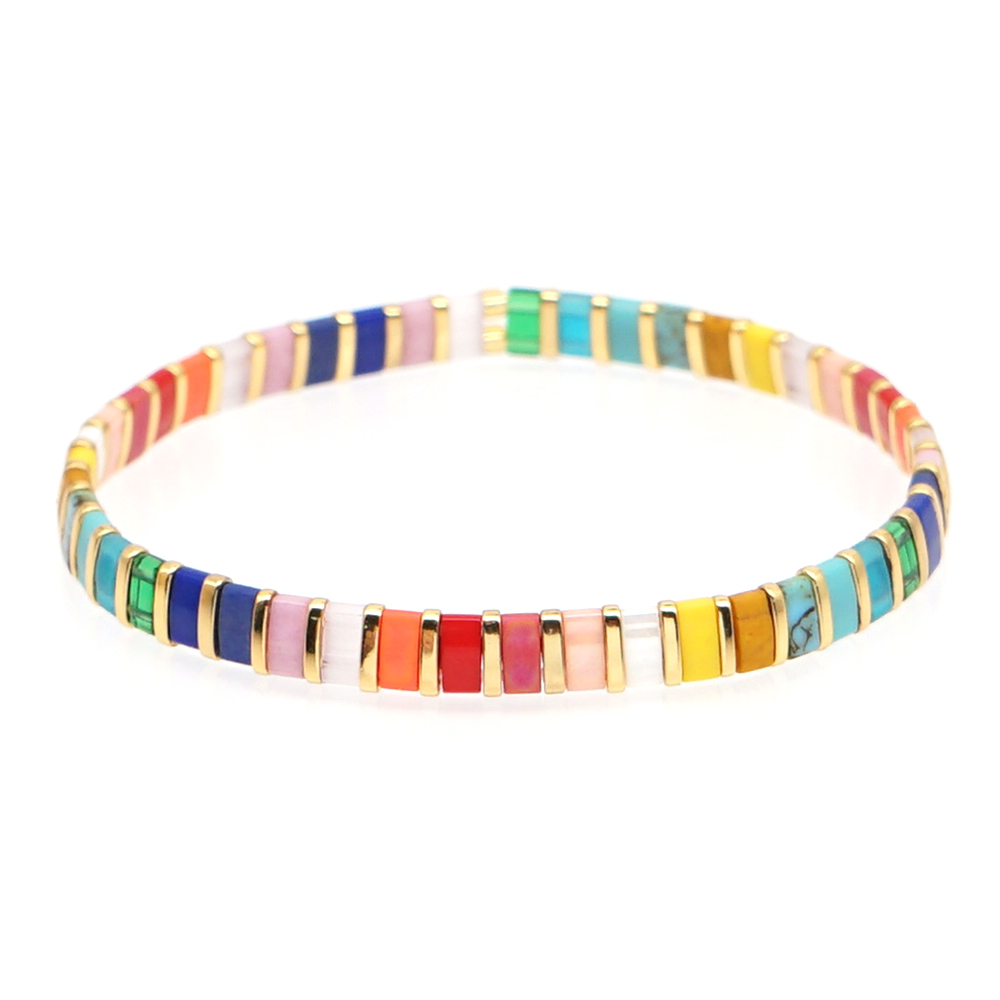 Go2boho Vriendschap Armband Miyuki Tila Kralen Armbanden Voor Vrouwen Sieraden Bohemian Zomer Regenboog Pulseras Sieraden