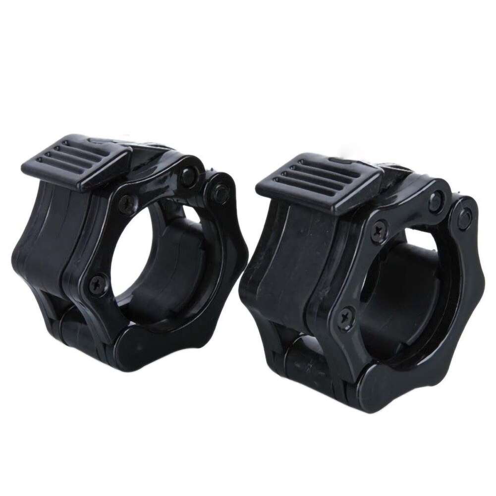 Mancuernas de levantamiento de pesas para hombre, 1 par de mancuernas de 25mm, abrazaderas, bloqueo, Fitness, musculación, estándar, para gimnasio, hebilla de mandíbula