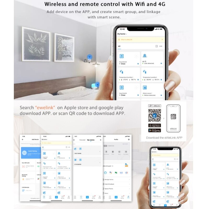 Wireless Hub Smart Gateway WIFI Multi-function Linkage Device Home Improvement Intelligent System Remote Control Networking