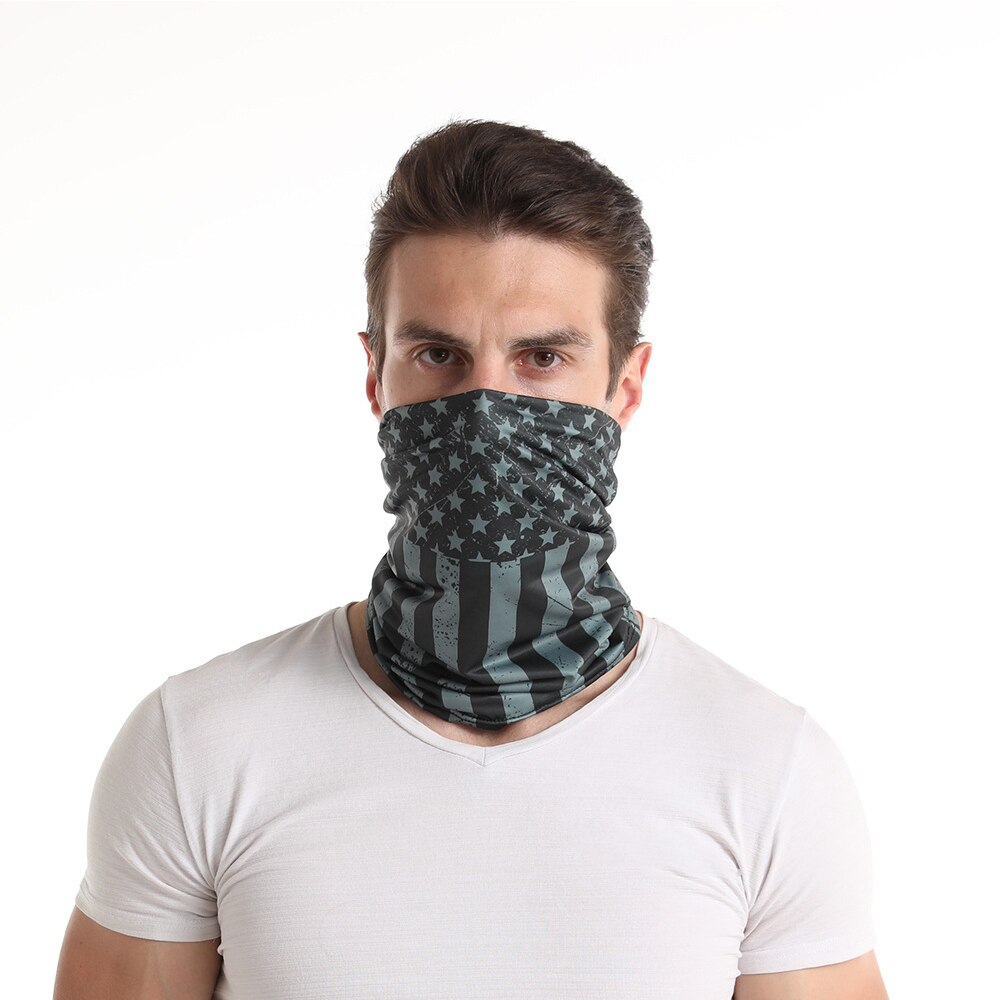 Magic Headband Elastic Breathable Dustproof Neck Gaiter Warmer Tube Scarf Face Cover Shield Bandana Hat for Men Women: 15