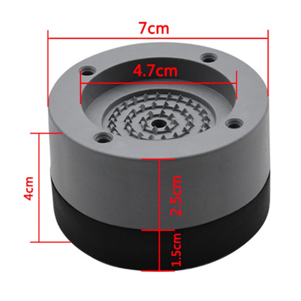 1Pcs Anti Vibratie Voeten Pads Wasmachine Rubber Mat Anti-Vibratie Pad Droger Universele Vaste Antislip pad