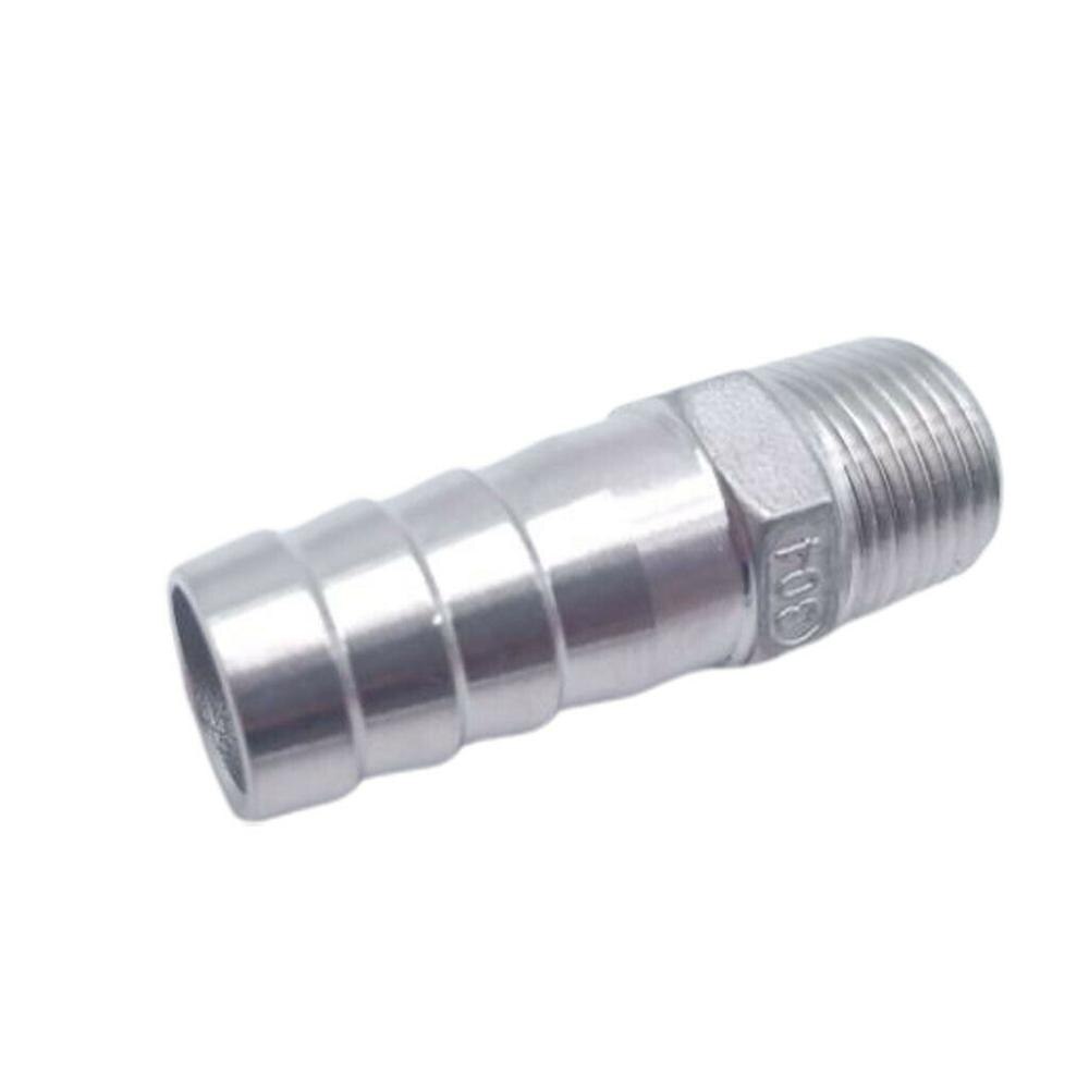 Tubo de 304 inoxidable conector macho 3/4 "19mm manguera ID 1/2" BSPT