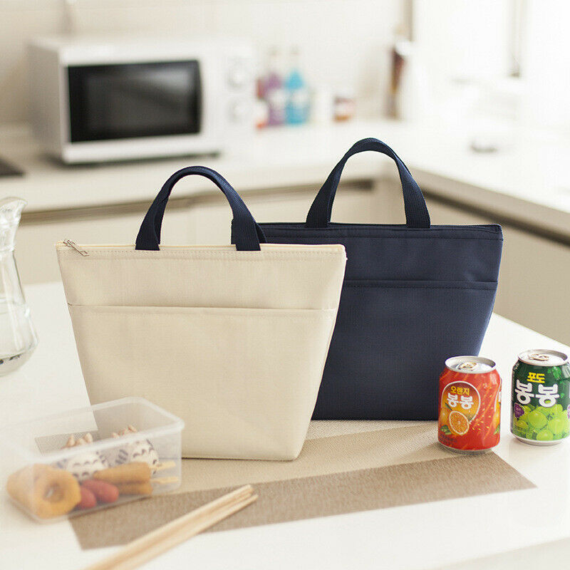 neueste Heiße Feste Mittagessen Tasche Isolierte Frauen Männer Tote Thermische Kasten Kühler Reise Picknick Tragen Tasche Mittagessen Taschen