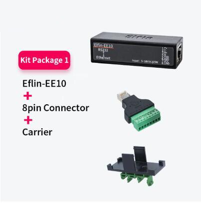 EE10A Serial Port RS232 to Ethernet Serial Port Device Server Support TCP/IP Telnet Modbus TCP Protocol: Black