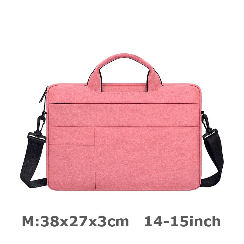 Men 13.3 14.1 15.4 15.6 Inch Waterproof Laptop Briefcase Business Handbag for Men Large Capacity Messenger Shoulder Handbag: 2-M