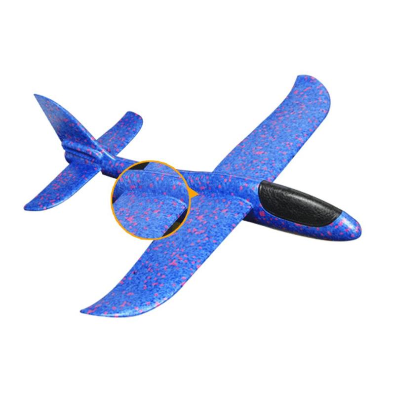 Grand 37cm main jeter avion vol planeur avions EPP mousse avion modèle sac de fête charges enfants jouets en plein air lancement jeu jouet