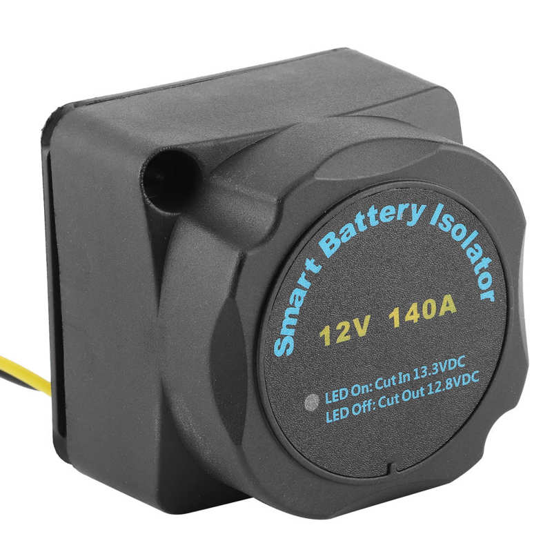 Dobbel batteri isolator 12v 140a smart vsr følsom relé  b0401-00101 passe til atv utv båt rv batteri isolator biltilbehør